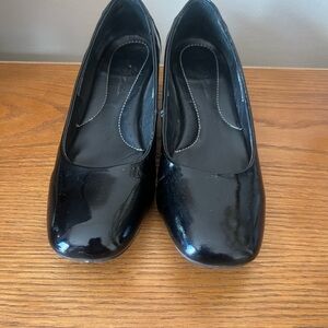 Born Black Patent Leather Heels